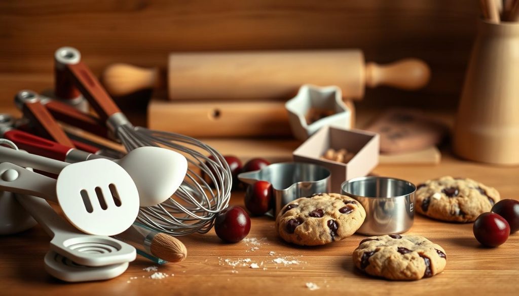 Baking Tools for Cherry Almond Chocolate Cookies