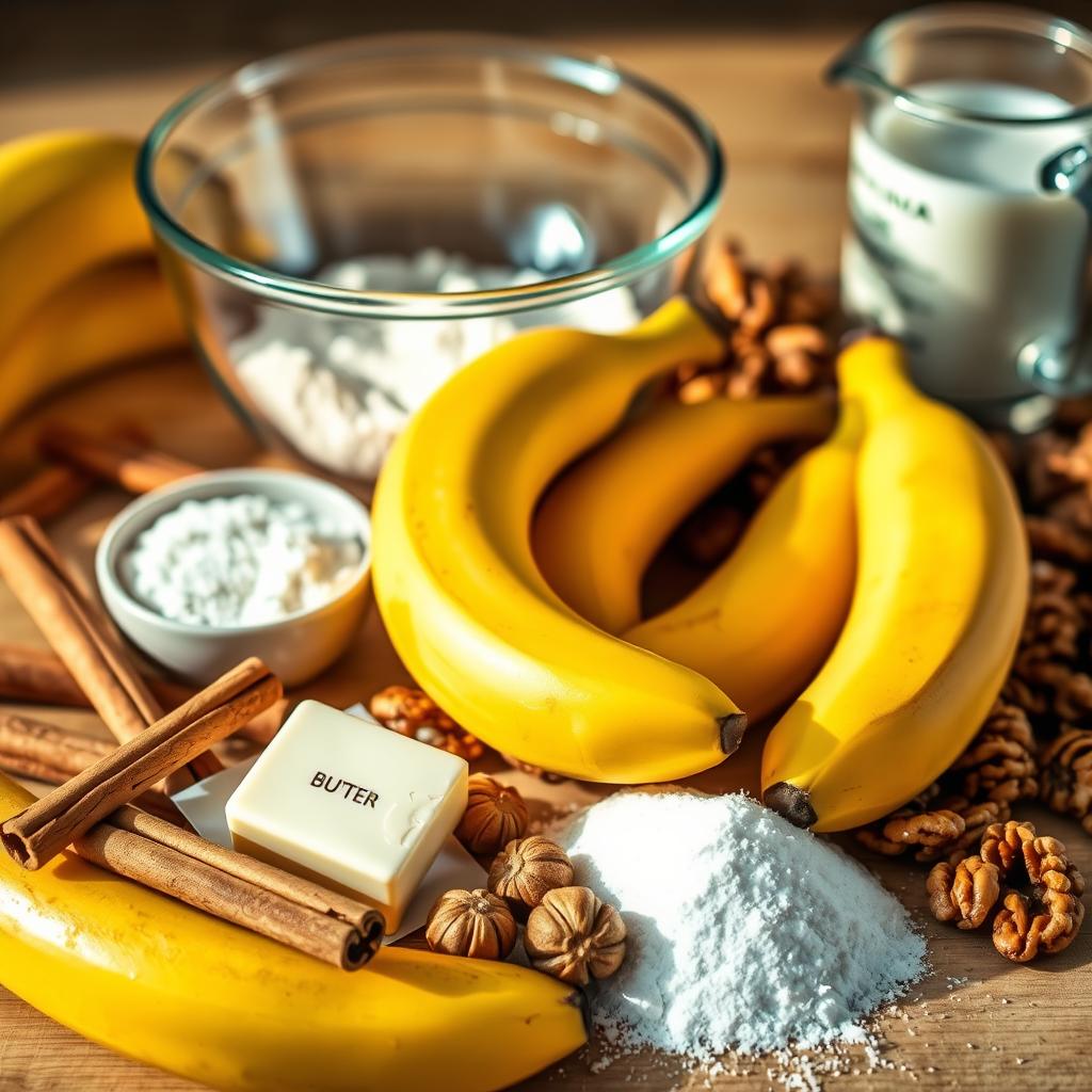 Banana Bread Ingredients