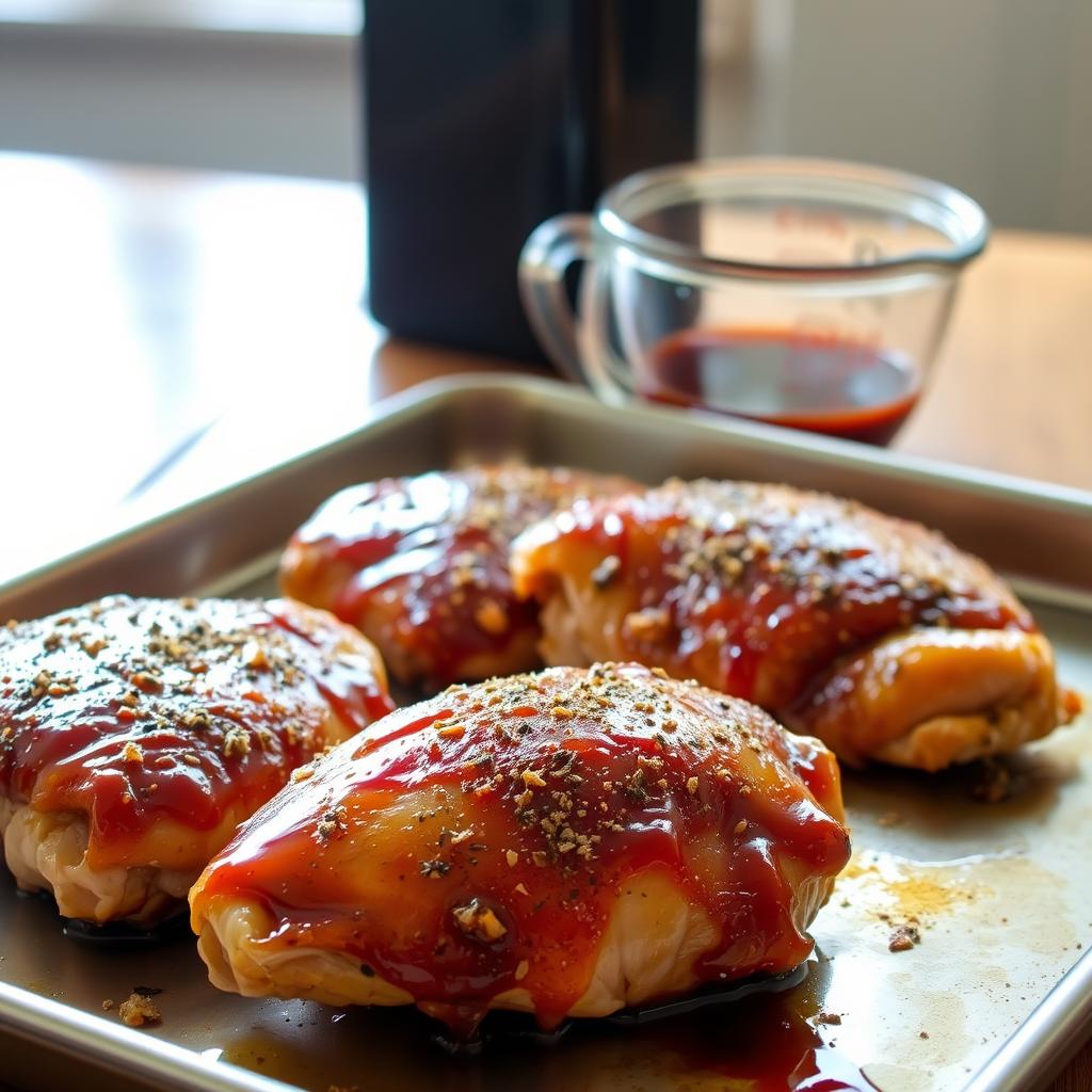 Brown Sugar Italian Chicken Preparation