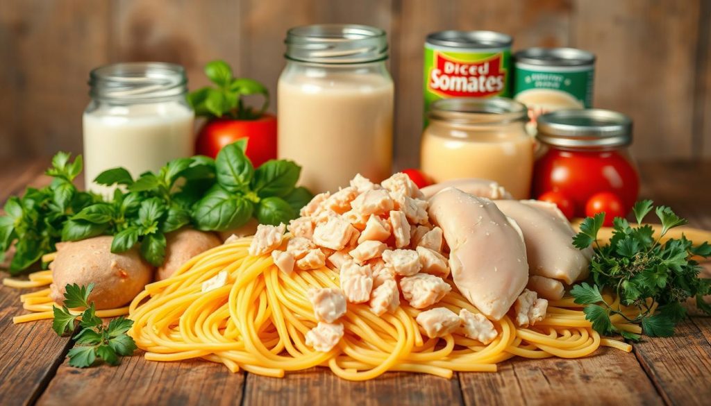 Chicken Spaghetti Ingredients