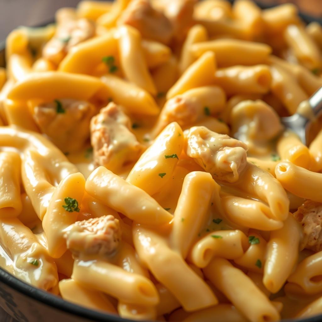 Creamy Chicken Pasta Cheese Blend