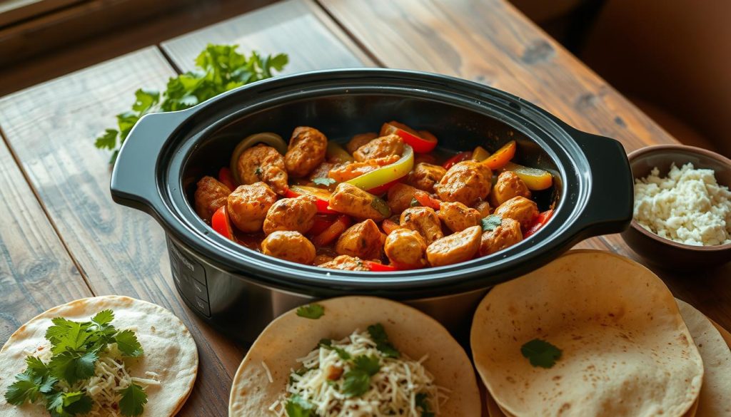 Crockpot Chicken Fajitas Meal Prep