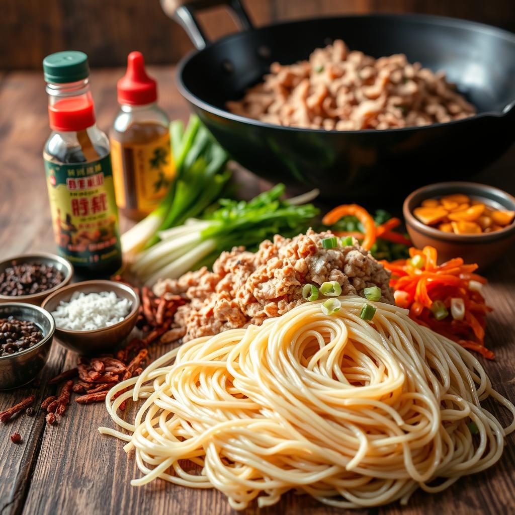 Dan Dan Noodles Ingredients