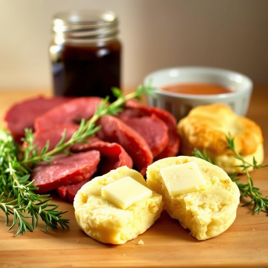 French Dip Biscuits Ingredients