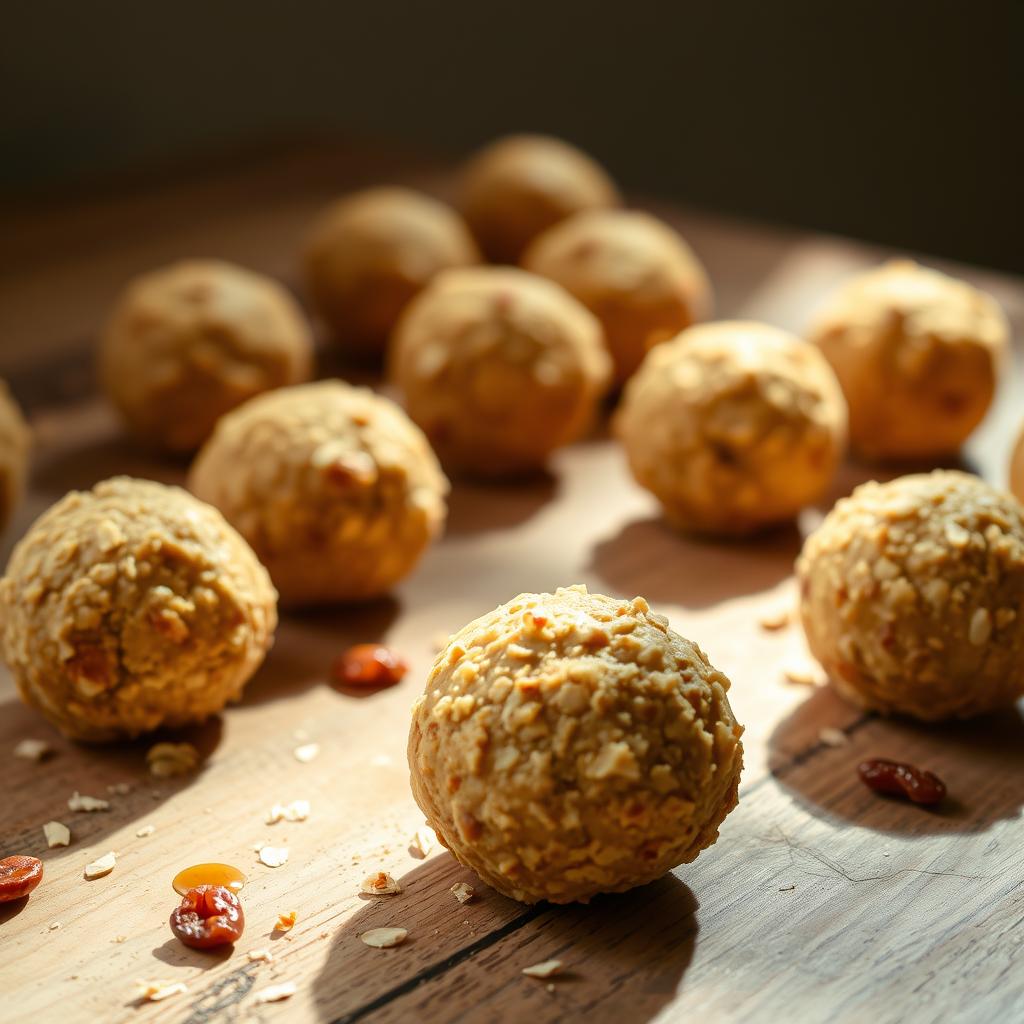 Kid-Friendly Snack Energy Balls Rolling Technique