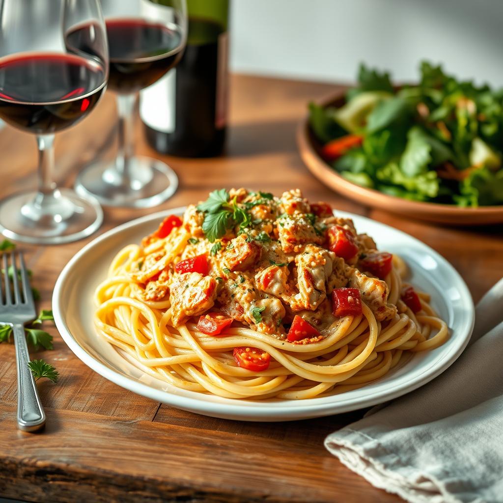 Monterey Chicken Spaghetti Comfort Food