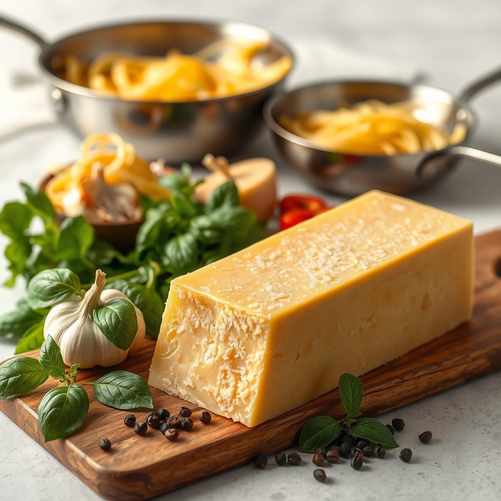 Parmesan Cheese and Kitchen Ingredients