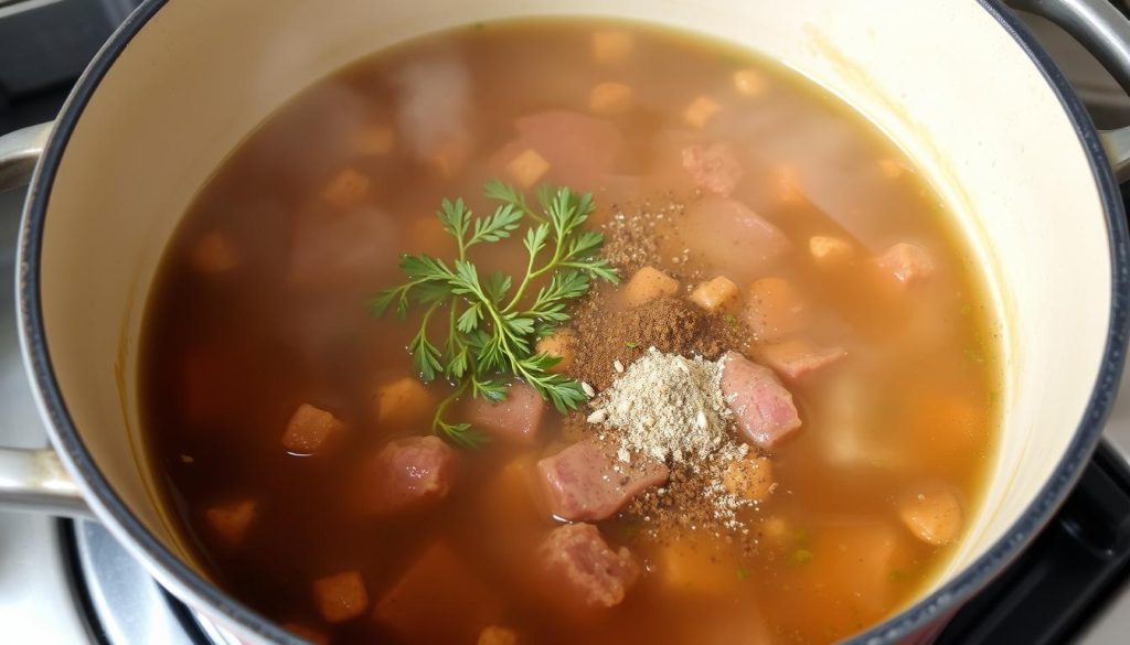 Vietnamese Ground Beef Filling Preparation