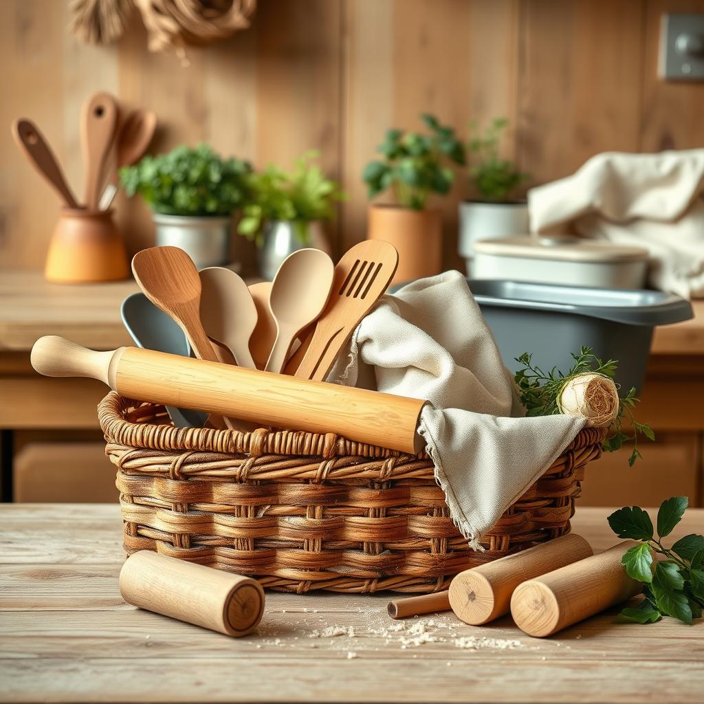 Eco-friendly Baking Tools for Garbage Bread