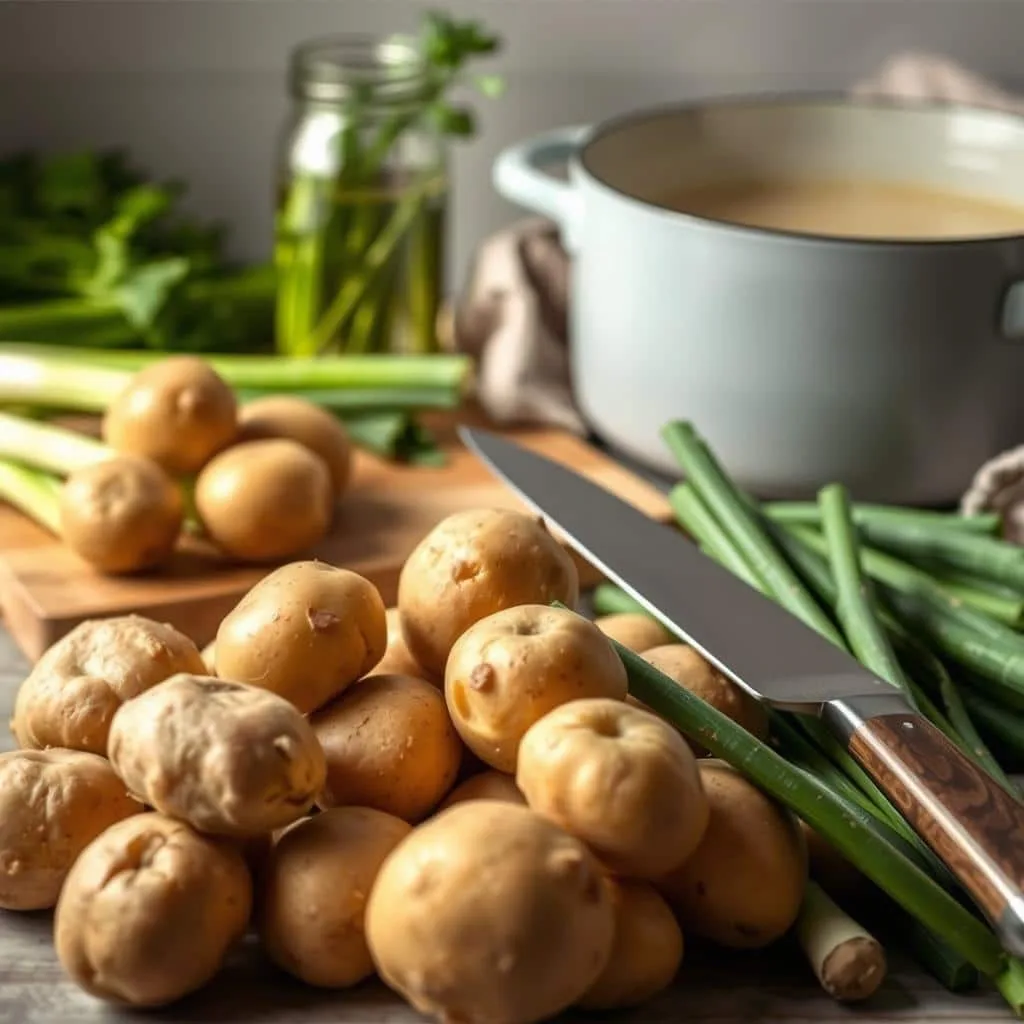 Ingredients for Potato Leek Soup