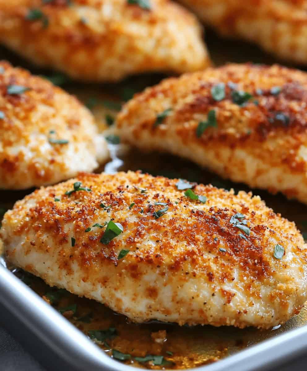 Parmesan Crusted Chicken: Delicious and Crispy