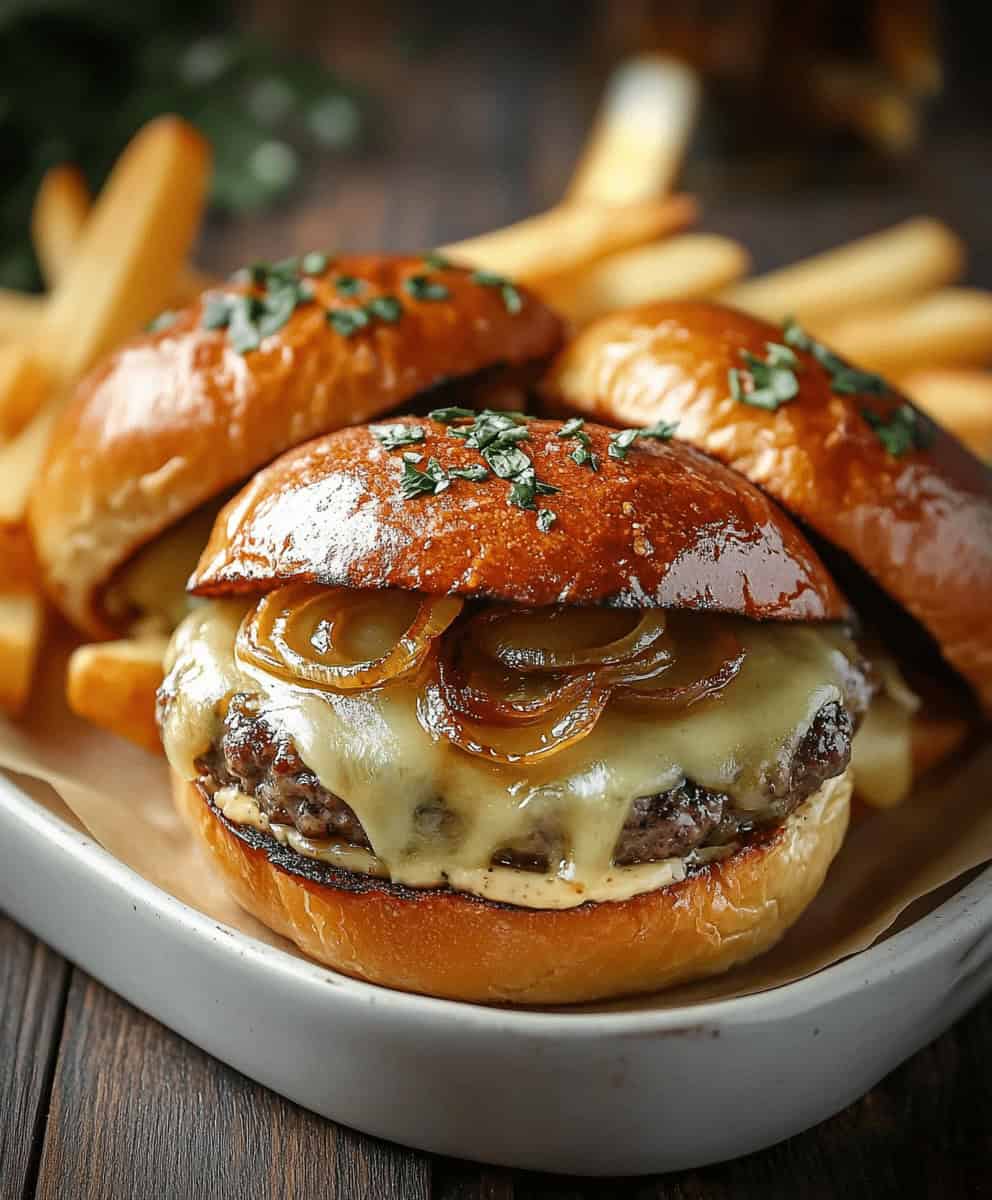 French Onion Soup Burgers: A Mouthwatering Delight