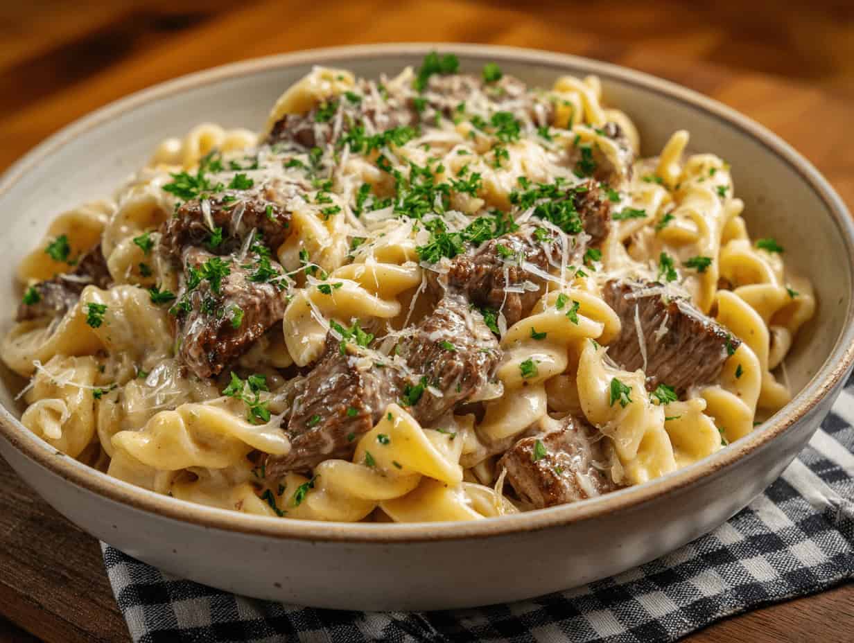 30-Minute Beef and Garlic Butter Pasta Recipe – Your New Go-To Comfort Food!
