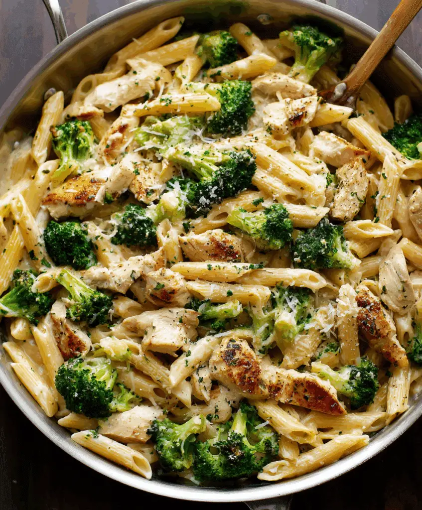 Creamy Broccoli and Chicken Penne