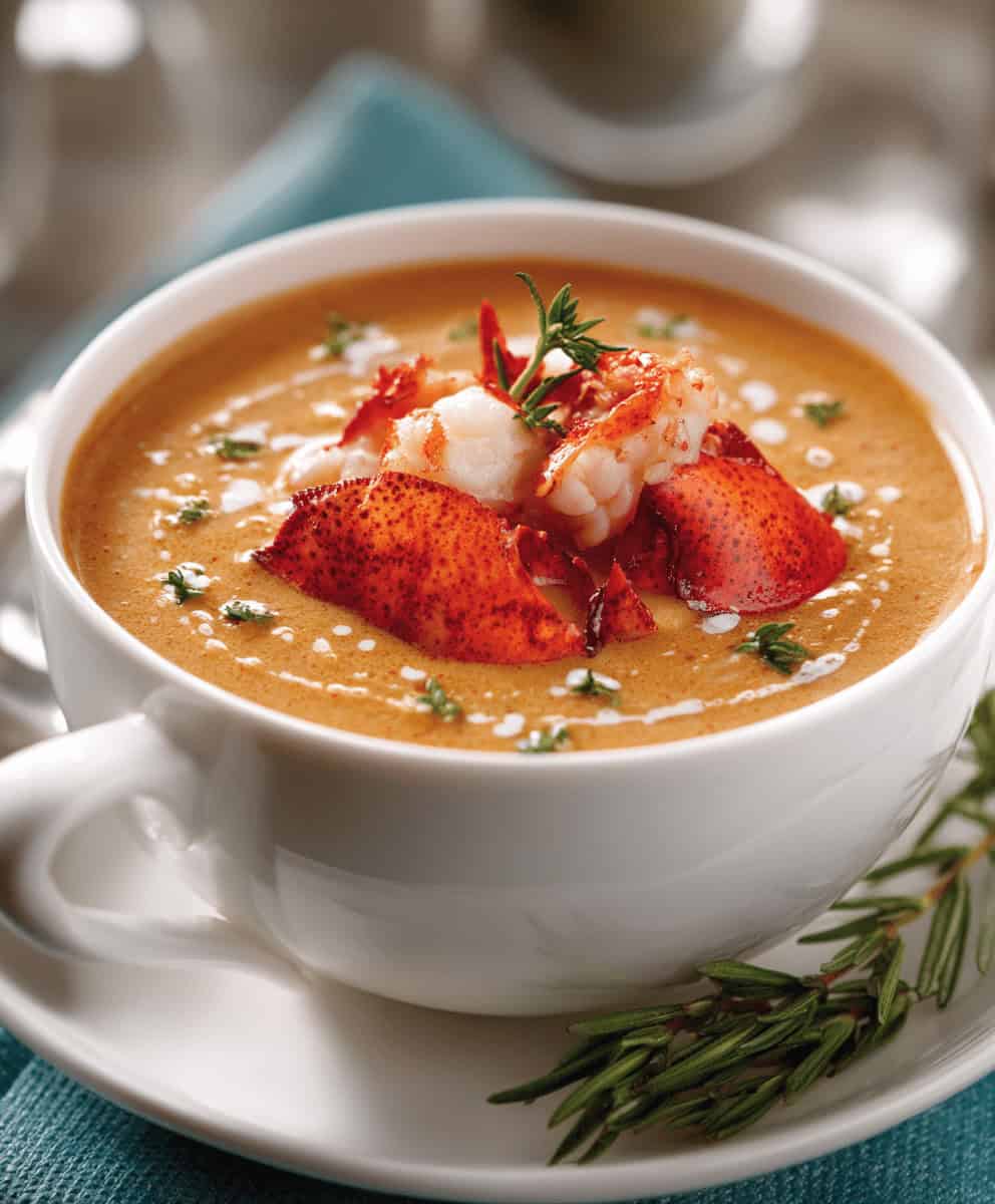 Lobster Bisque with Creamy Seafood Flavor