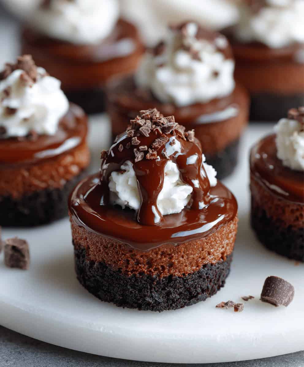 Mini Chocolate Cheesecake Bites