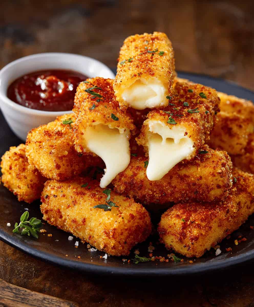 Nashville Hot Mozzarella Sticks