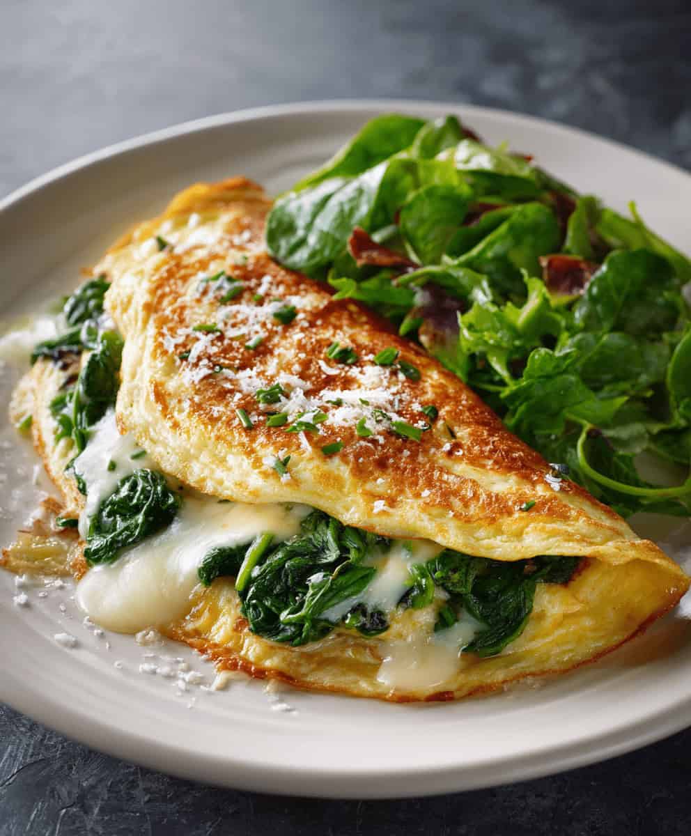 Spinach & Cheese Omelette