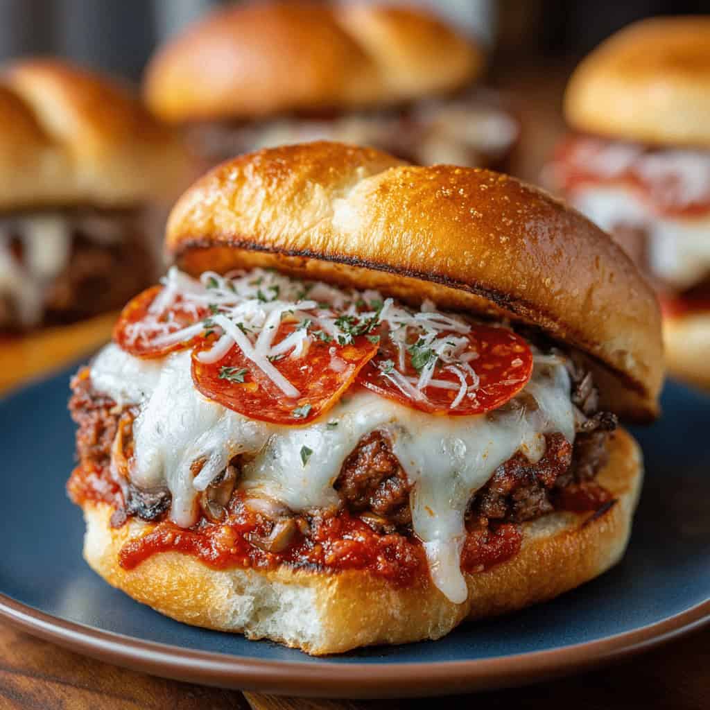 How to Make the Best Pepperoni Pizza Burger at Home