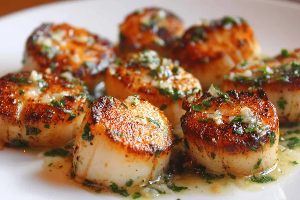 Sizzling Scallops with Zesty Lime Cilantro Sauce