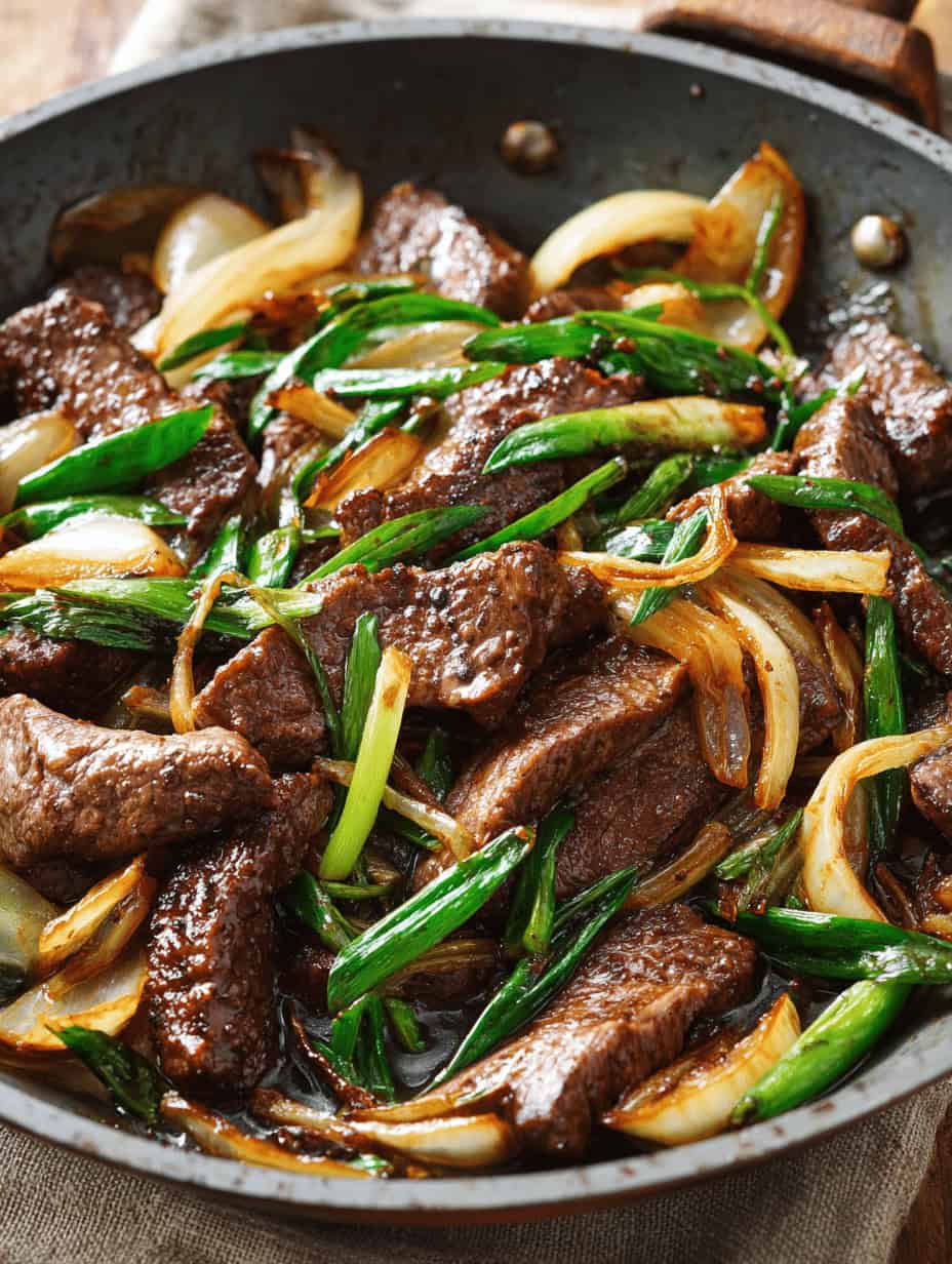 Chinese Beef and Onion Stir Fry Recipe
