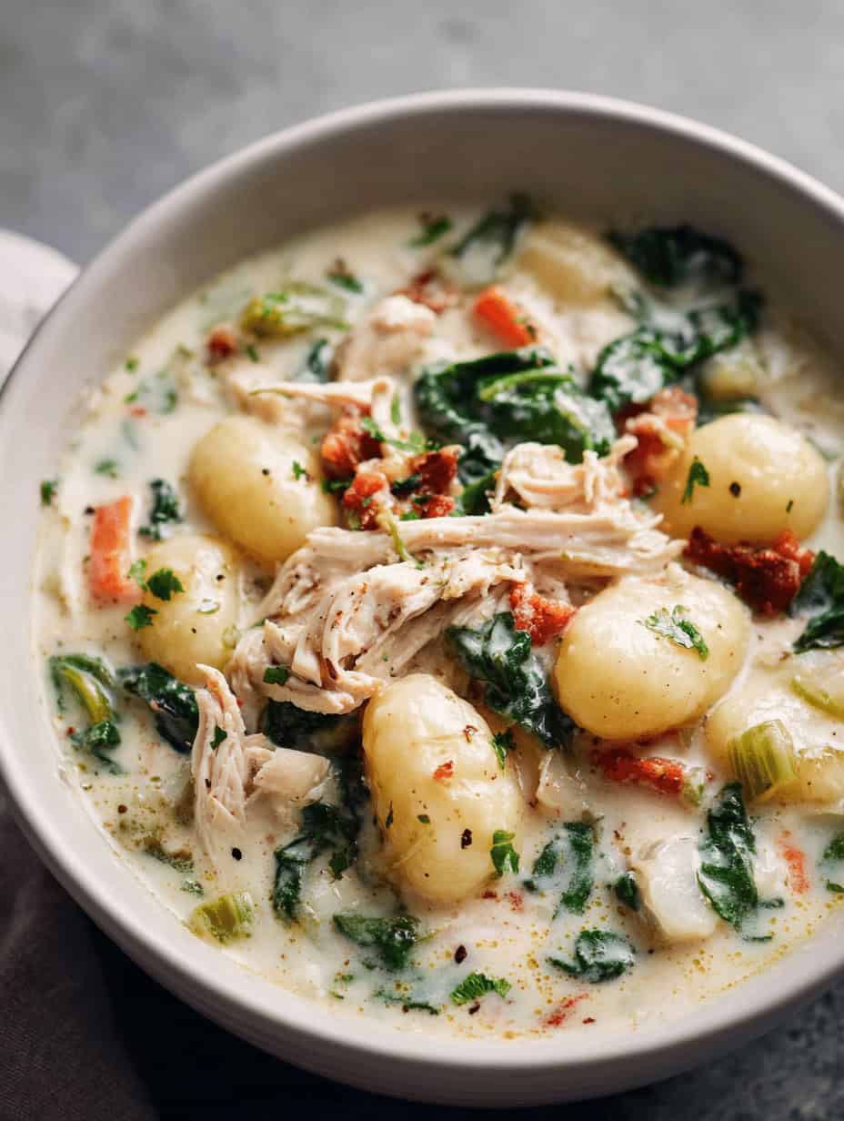 Creamy Chicken Gnocchi Soup Recipe