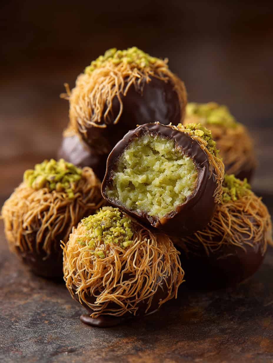 Dubai Chocolate Balls: A Middle Eastern Delight