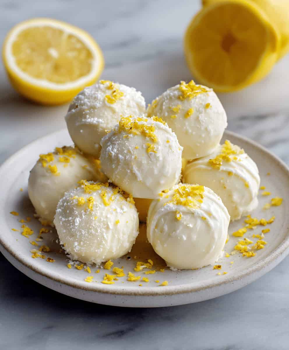 Easy Lemon Truffles: A Zesty No-Bake Treat That Tastes Like Sunshine