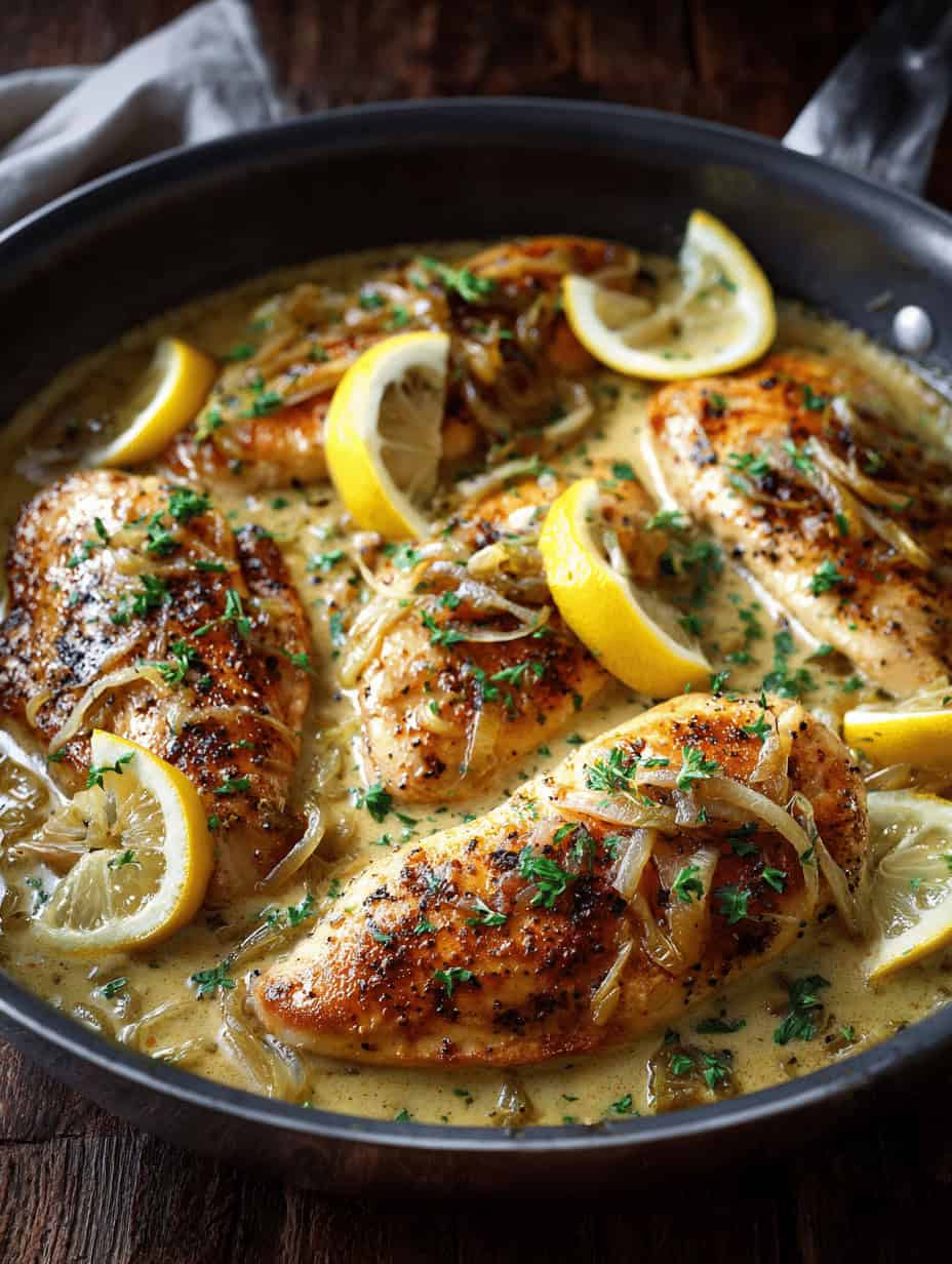 Lemon Shallot Chicken Recipe