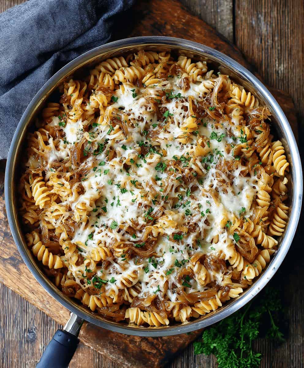One Pot French Onion Pasta