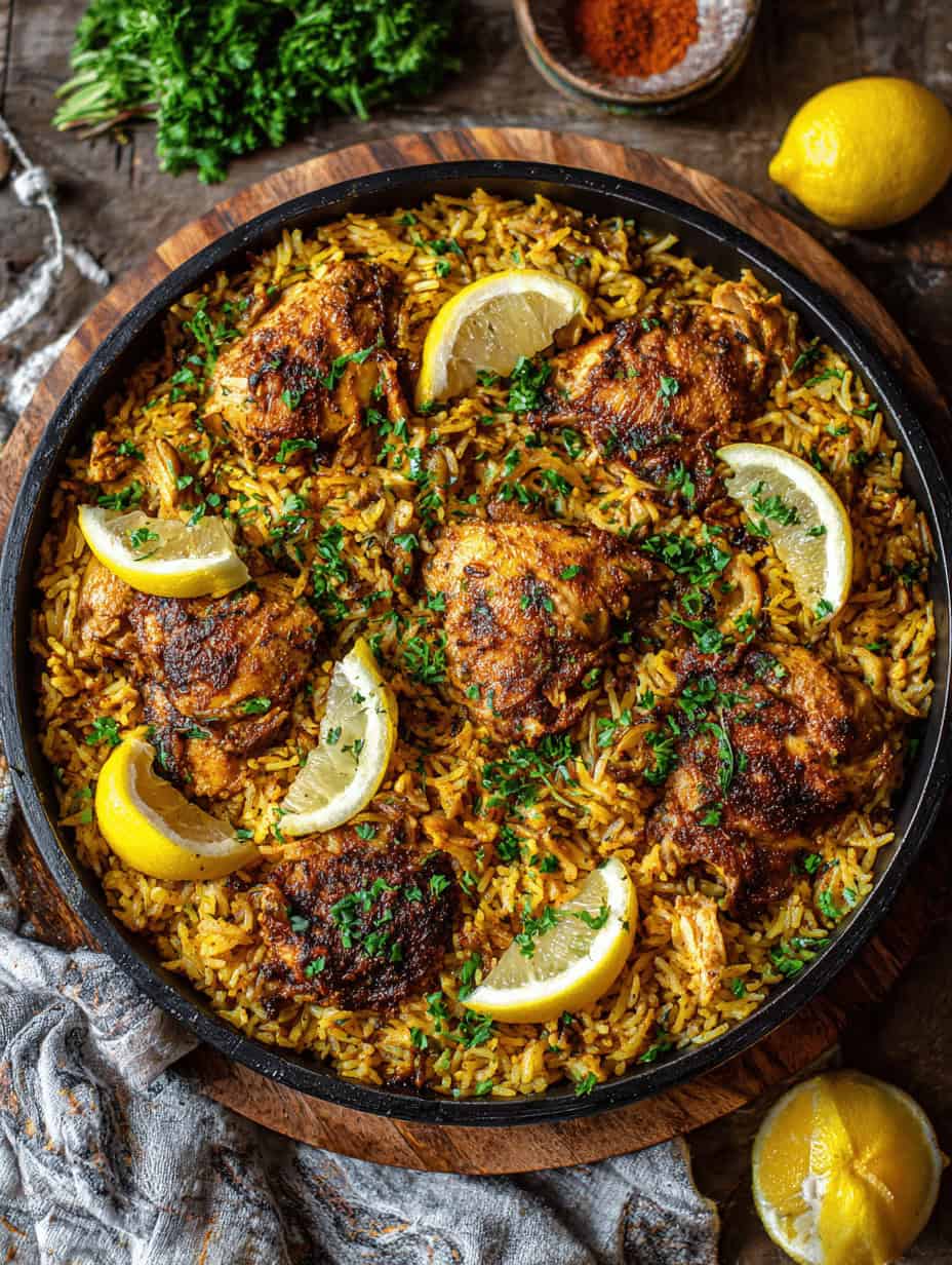 One Pot Shawarma Chicken and Rice