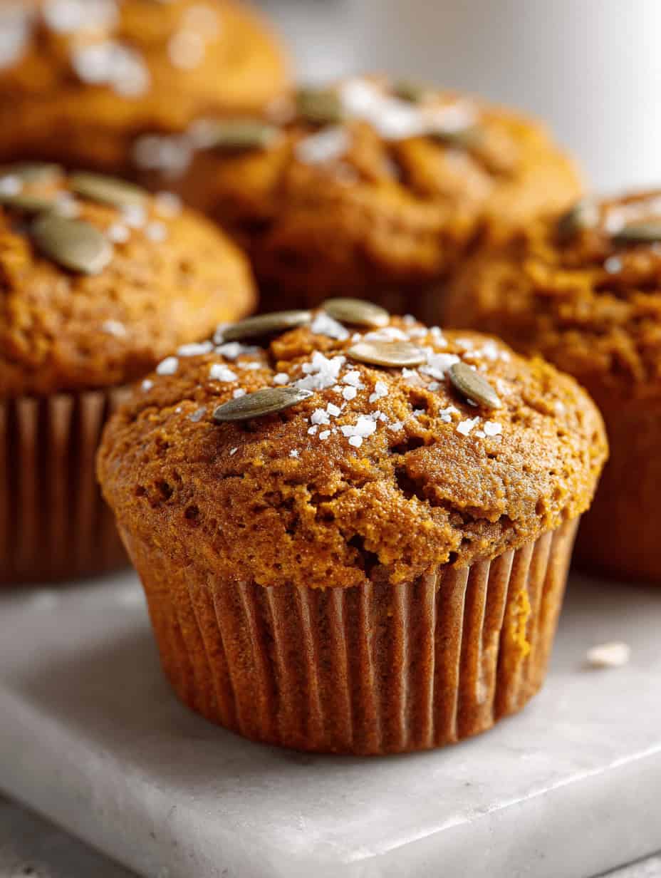 Pumpkin Oat Flour Muffins Recipe