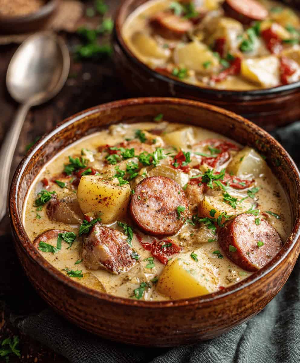 Slow Cooker Cajun Potato Soup
