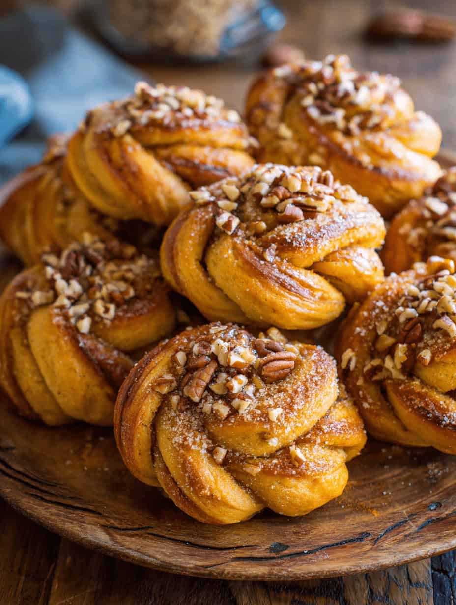 Spiced Pumpkin Butter Knots: A Cozy Autumn Delight