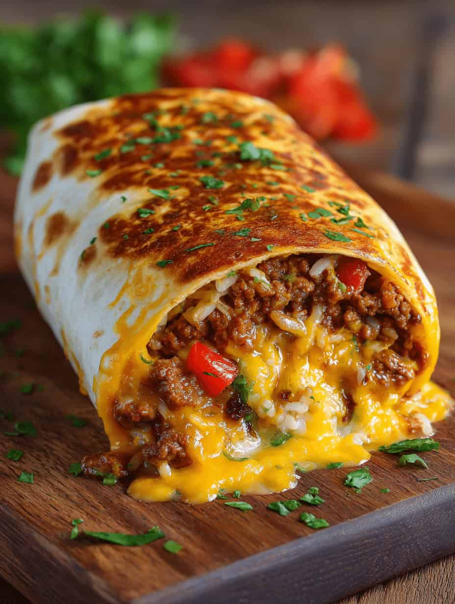 The Ultimate Grilled Cheese Burrito