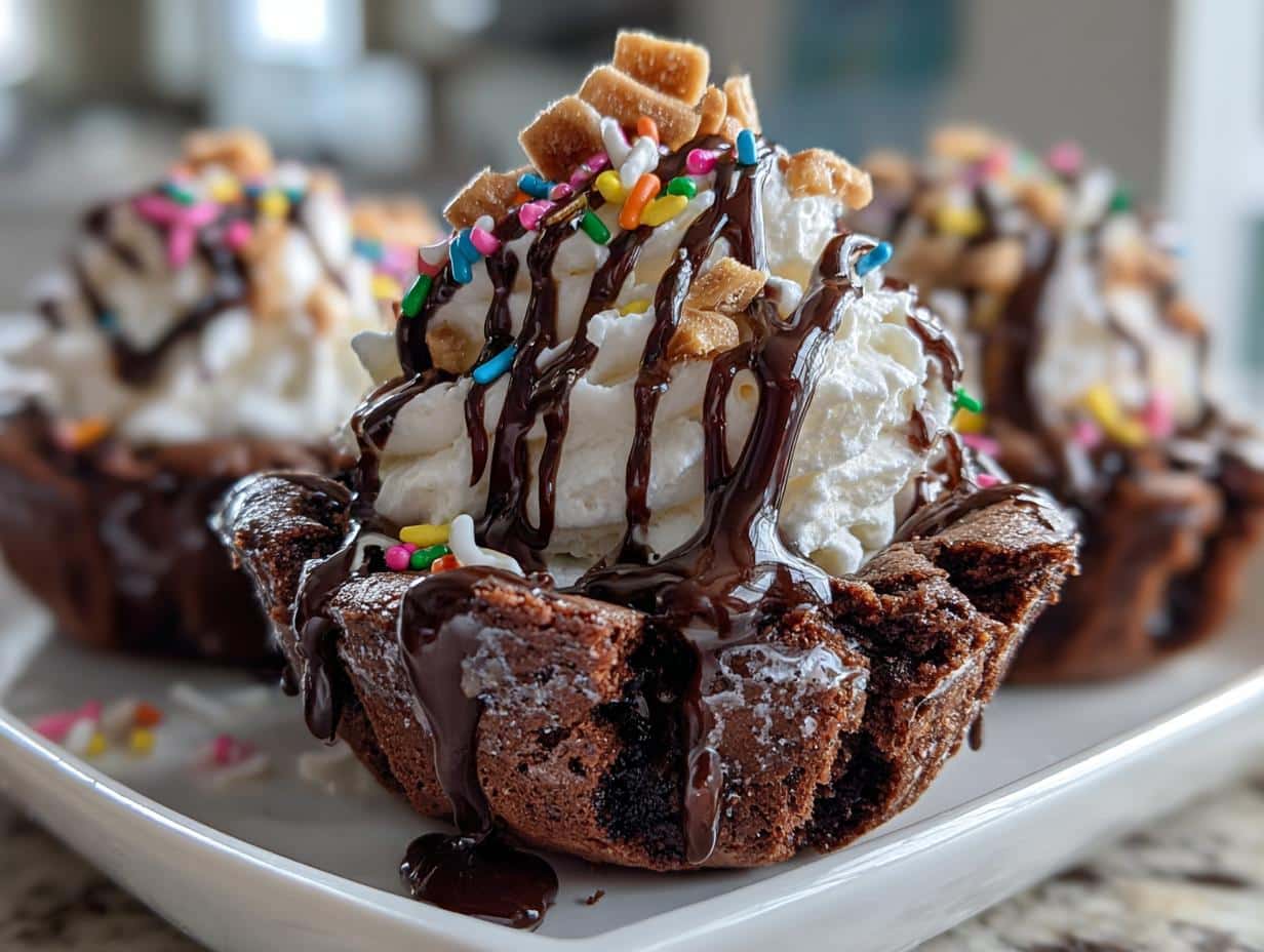 5-Ingredient Brownie Sundae Cups – Simple Dessert Magic