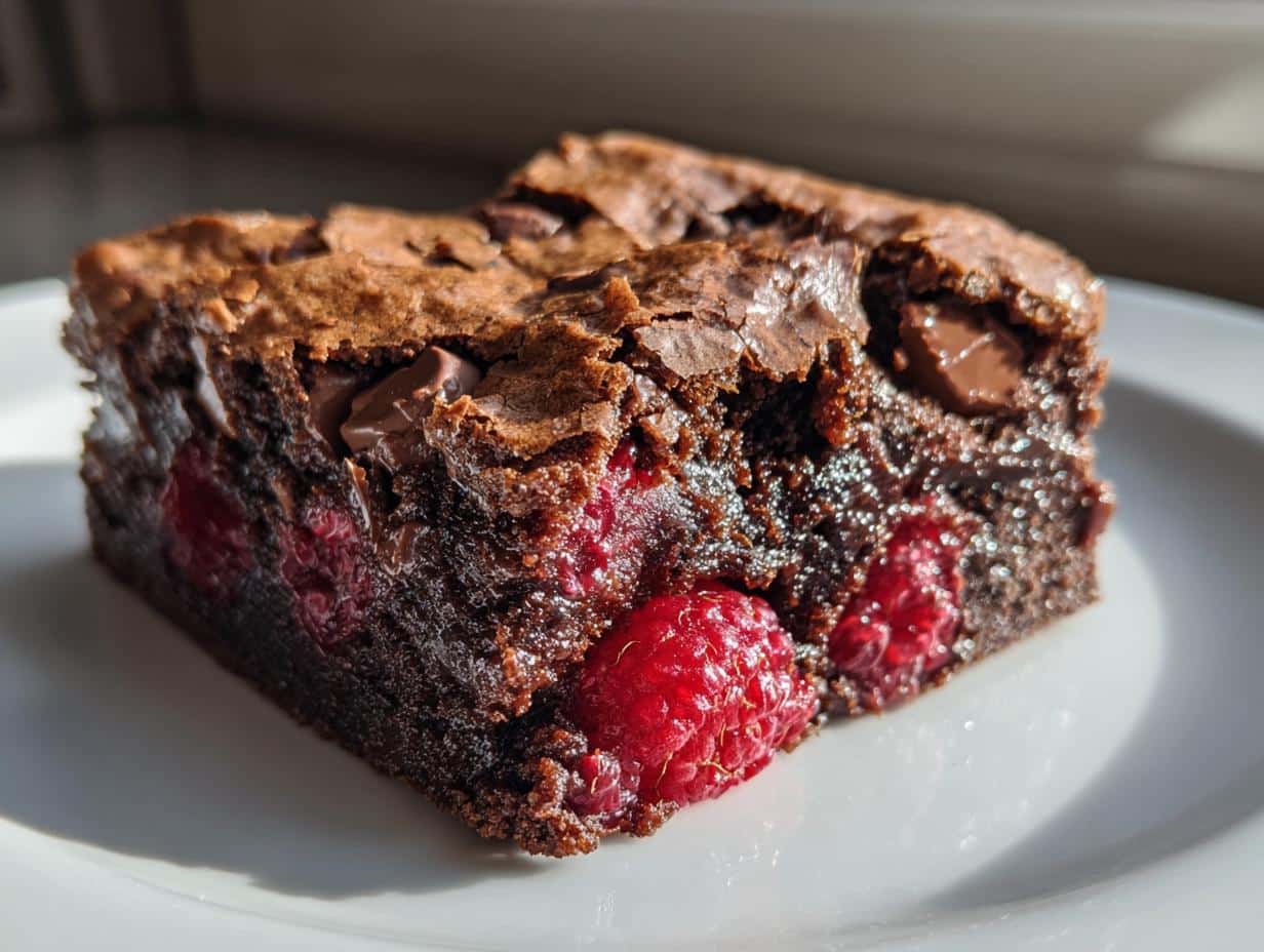 Irresistible Raspberry Chocolate Brownies in 30 Minutes
