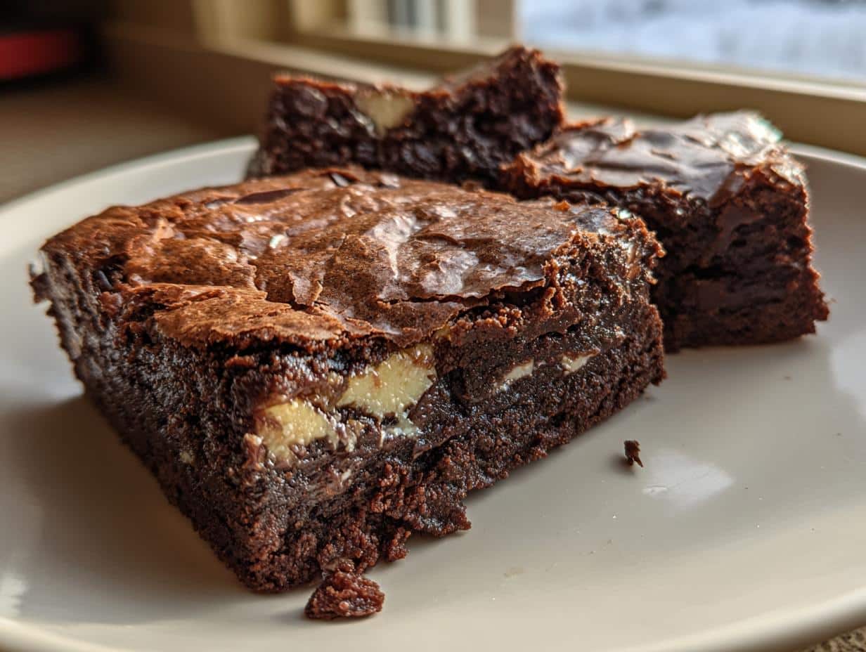 Triple Chocolate Chunk Brownies – 3 Types of Bliss