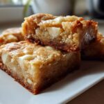 White Chocolate Blondie Brownies
