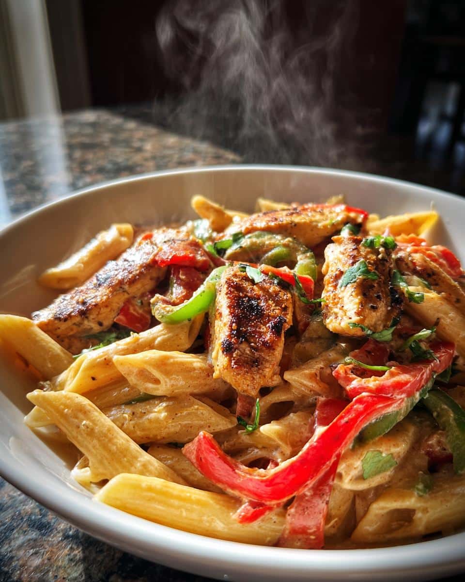 cajun chicken pasta - detail 2