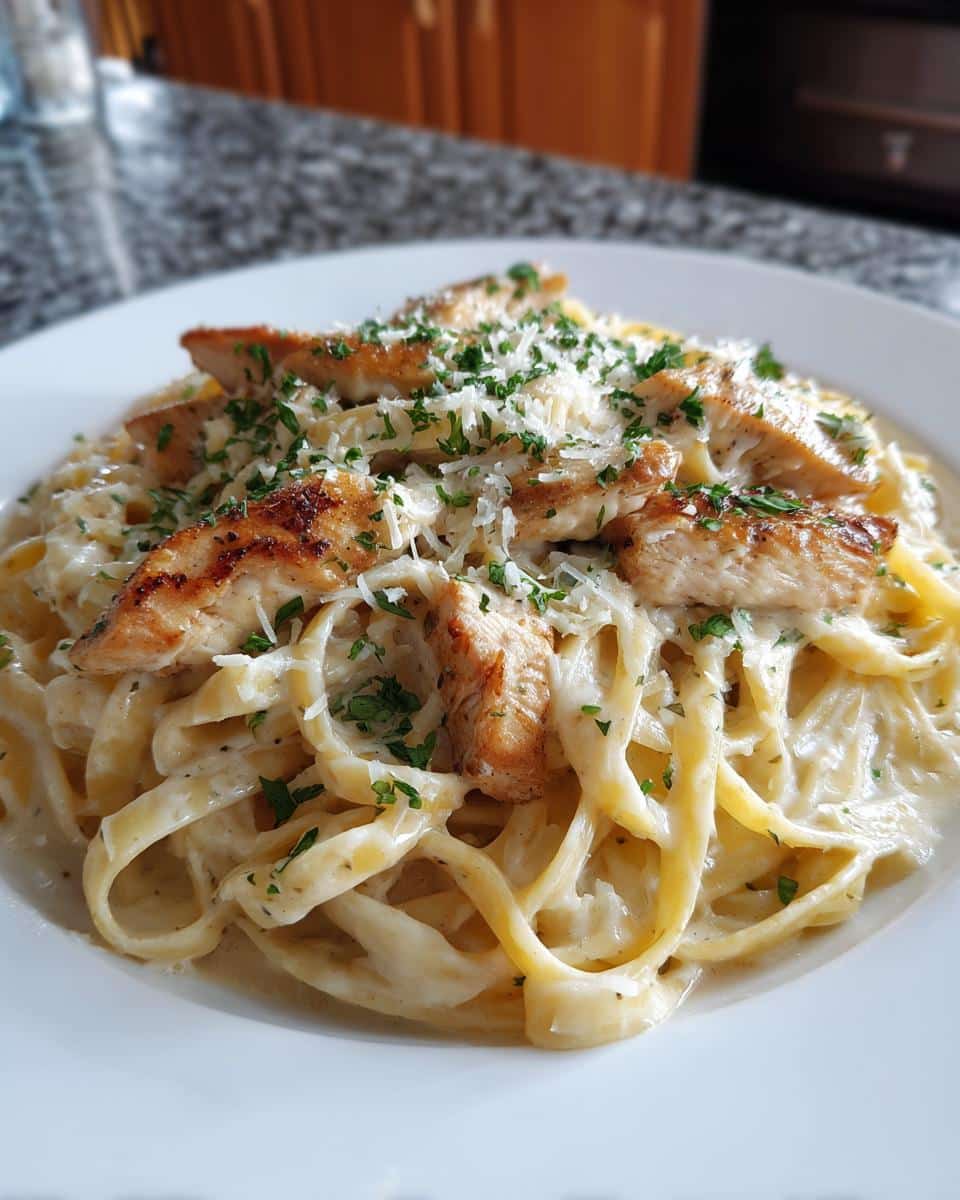 chicken alfredo recipe - detail 2