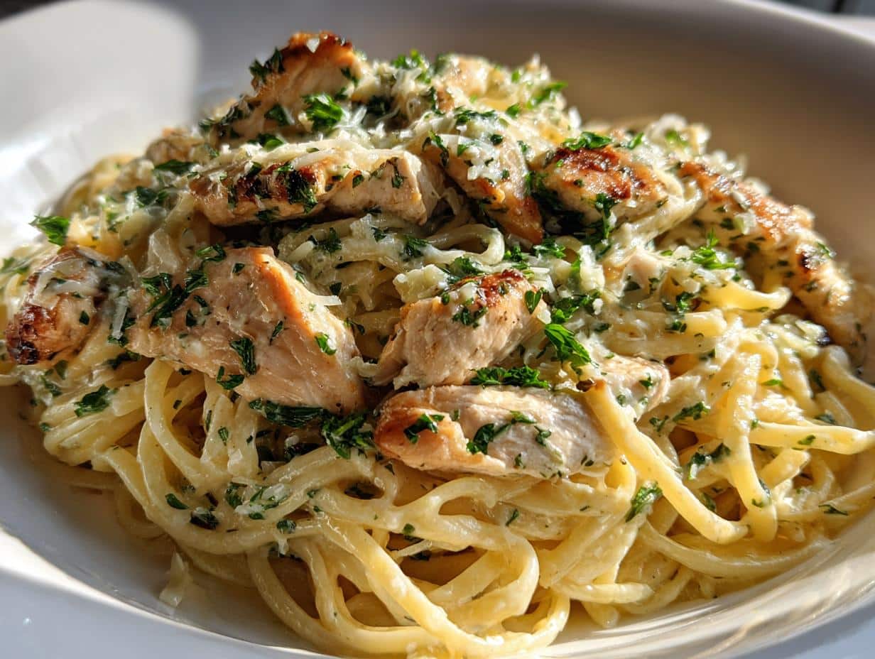 Incredible 30-Minute Garlic Parmesan Chicken Pasta Recipe