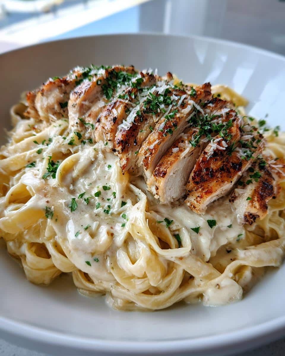 simple chicken alfredo recipe - detail 3