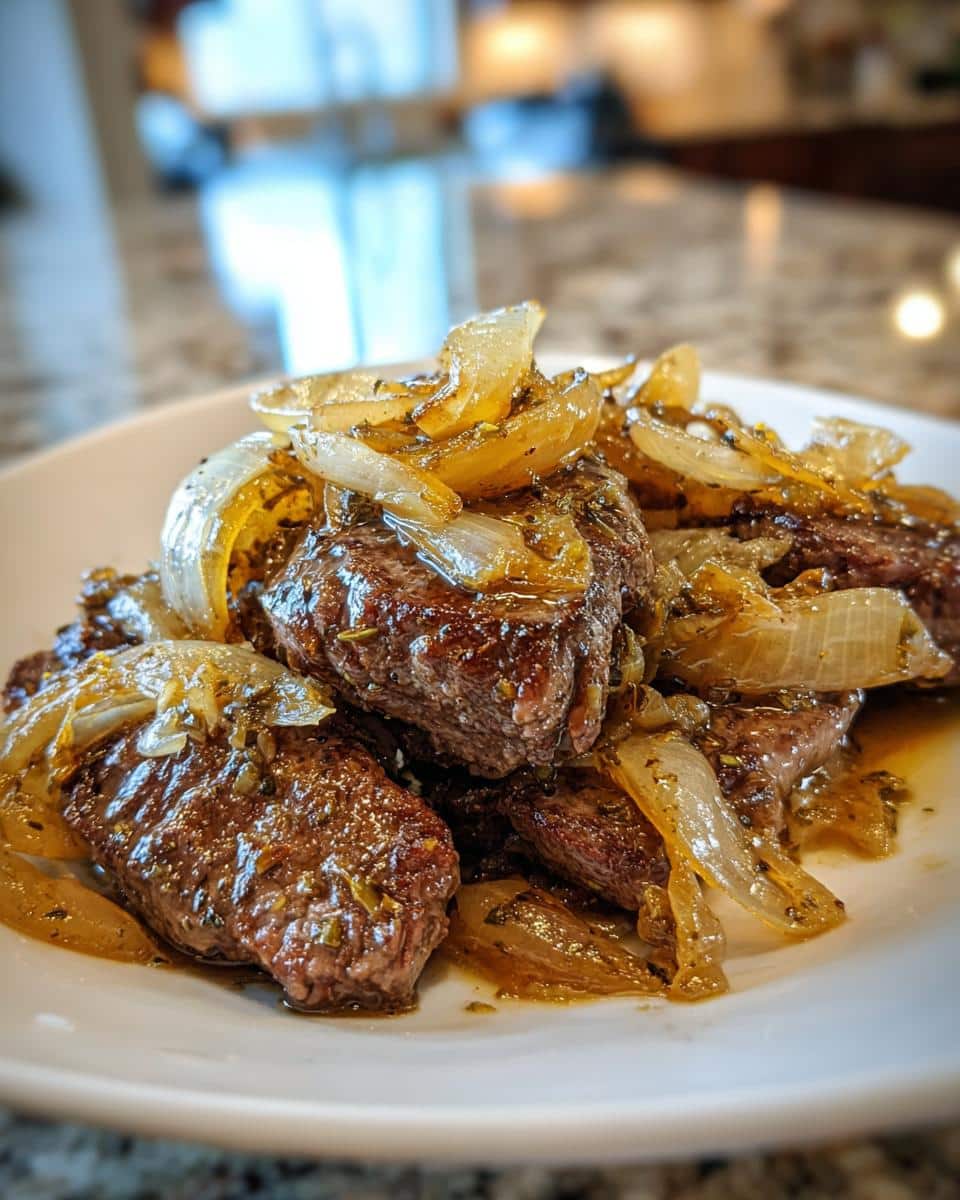 Beef Liver with Onions - detail 2