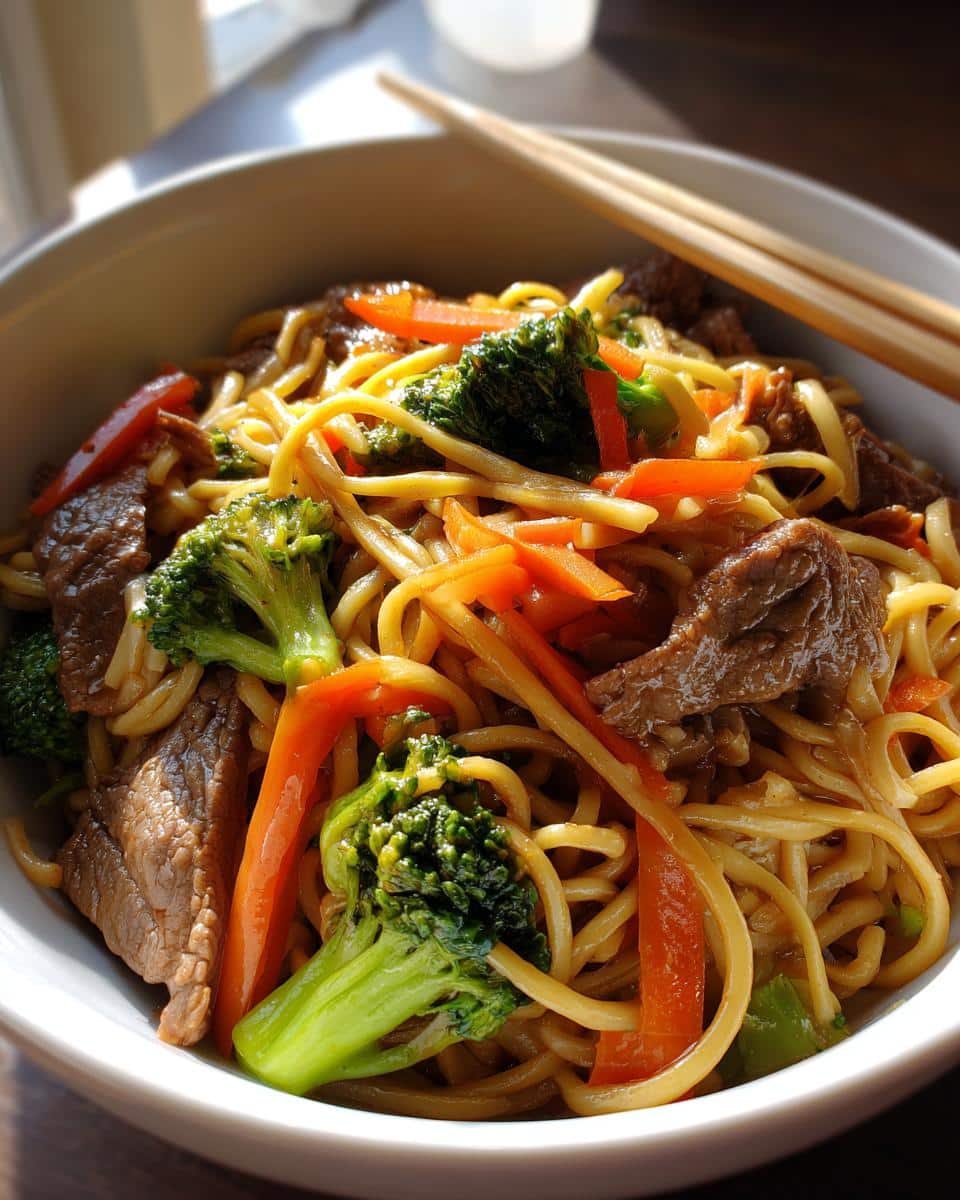 Beef Lo Mein - detail 3