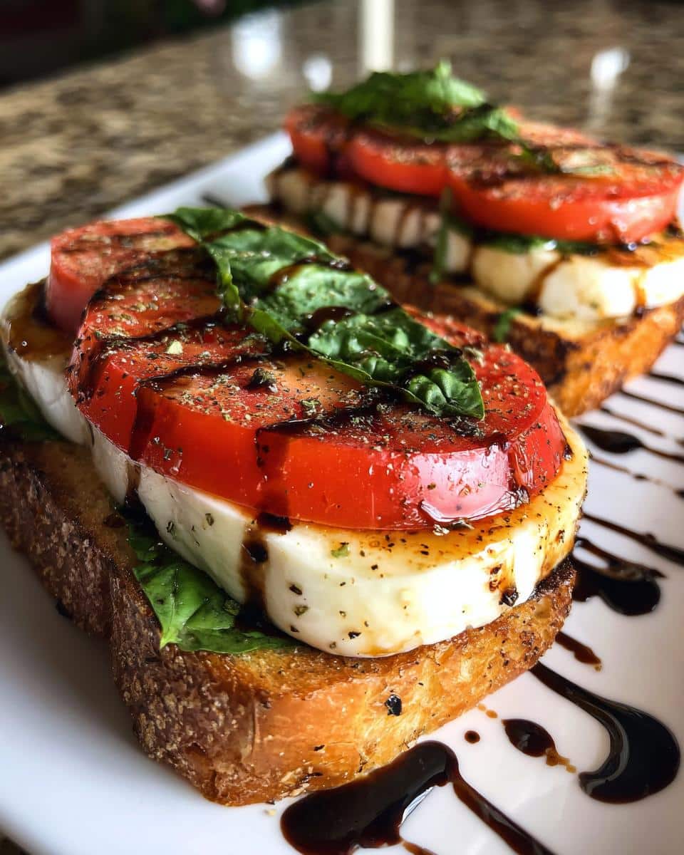 Caprese Sandwich with Fresh Mozzarella - detail 4