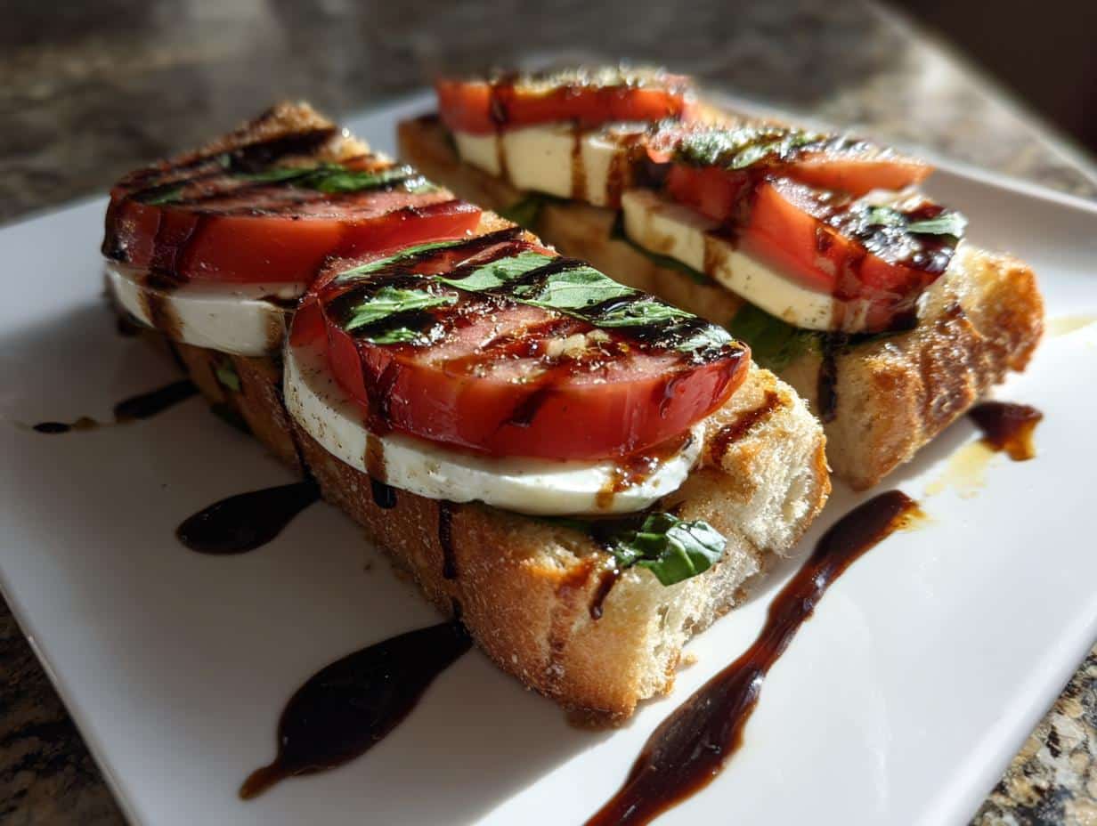 Irresistible 5-Minute Caprese Sandwich with Fresh Mozzarella