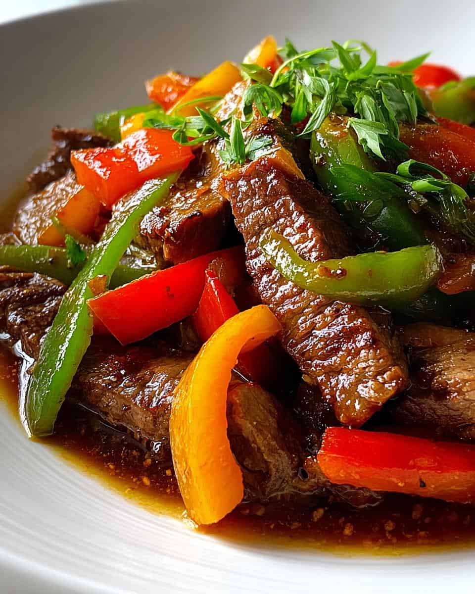 Chinese Pepper Steak - detail 1