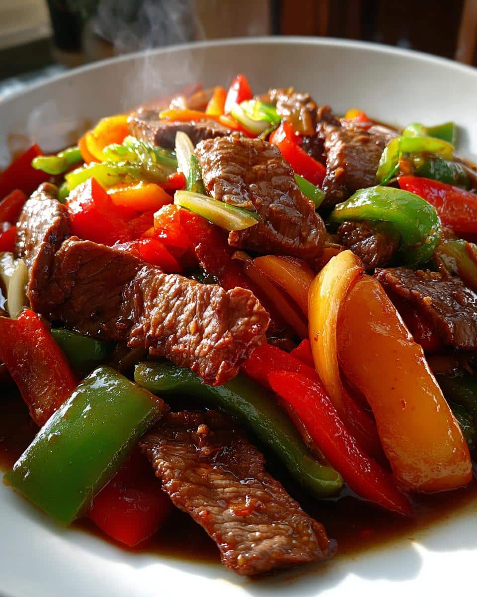 Chinese Pepper Steak - detail 2