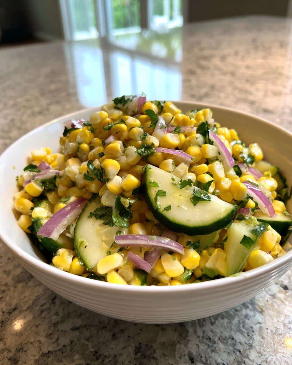 Corn Cucumber Salad - detail 4